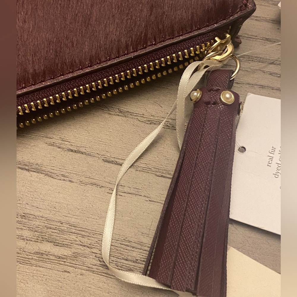 Kate Spade Plum Calfskin Clutch Bag - Picture 6 of 10